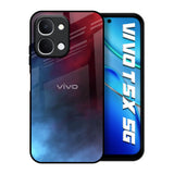 Smokey Watercolor Vivo T5x 5G Glass Back Cover Online