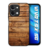 Wooden Planks Vivo T5x 5G Glass Back Cover Online