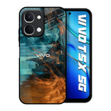 Golden Splash Vivo T5x 5G Glass Back Cover Online