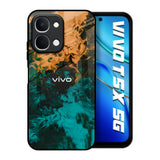 Watercolor Wave Vivo T5x 5G Glass Back Cover Online