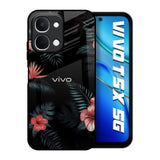 Tropical Art Flower Vivo T5x 5G Glass Back Cover Online