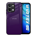 Dark Purple Vivo T5x 5G Glass Back Cover Online