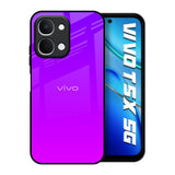 Purple Pink Vivo T5x 5G Glass Back Cover Online