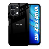 Jet Black Vivo T5x 5G Glass Back Cover Online