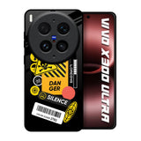 Danger Signs Vivo X300 Ultra 5G Glass Back Cover Online