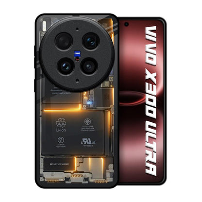 Glow Up Skeleton Vivo X300 Ultra 5G Glass Back Cover Online