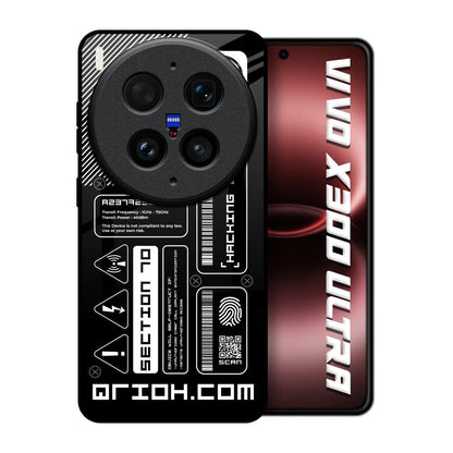 Futuristic Art Vivo X300 Ultra 5G Glass Back Cover Online