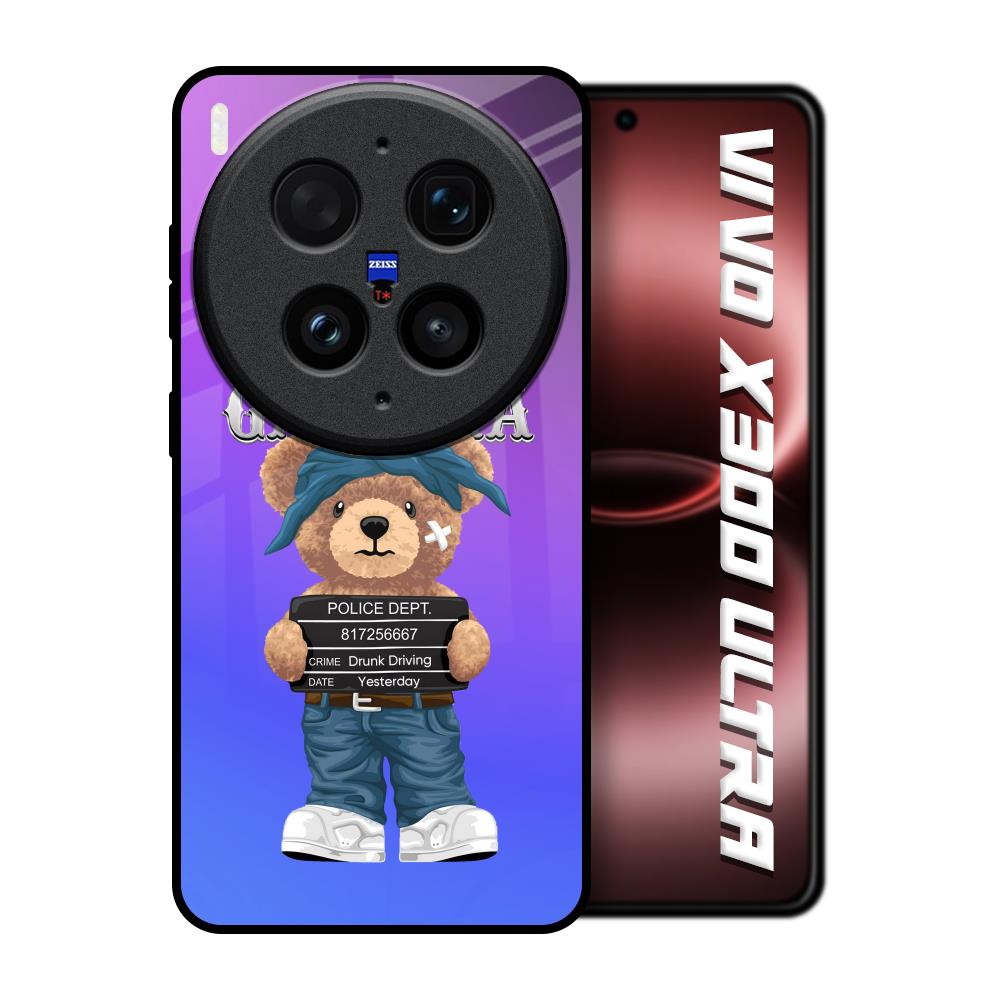 Gangsta Bear Vivo X300 Ultra 5G Glass Back Cover Online