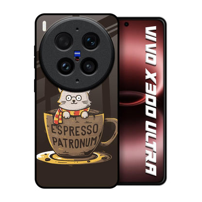 Tea With Kitty Vivo X300 Ultra 5G Glass Back Cover Online