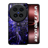 Techno Color Pattern Vivo X300 Ultra 5G Glass Back Cover Online