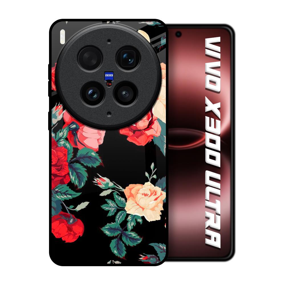 Floral Bunch Vivo X300 Ultra 5G Glass Back Cover Online
