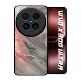 Pink And Grey Marble Vivo X300 Ultra 5G Glass Back Cover Online
