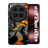 Camouflage Orange Vivo X300 Ultra 5G Glass Back Cover Online