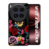 Floral Decorative Vivo X300 Ultra 5G Glass Back Cover Online