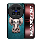 Adorable Baby Elephant Vivo X300 Ultra 5G Glass Back Cover Online