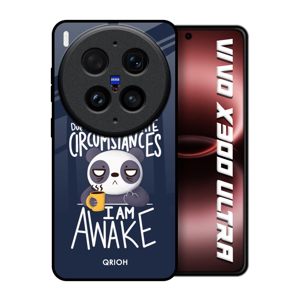Struggling Panda Vivo X300 Ultra 5G Glass Back Cover Online