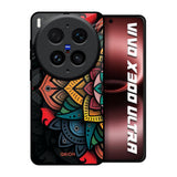 Retro Gorgeous Flower Vivo X300 Ultra 5G Glass Back Cover Online