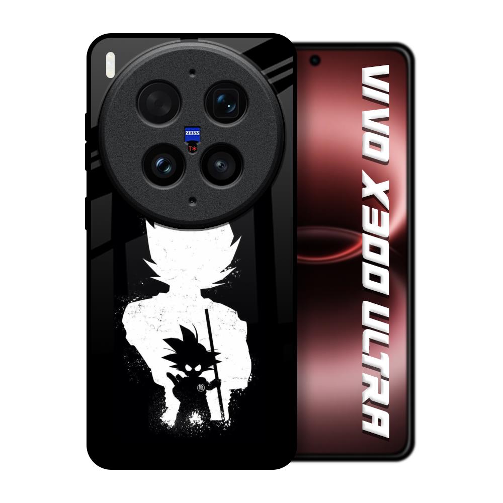 Monochrome Goku Vivo X300 Ultra 5G Glass Back Cover Online