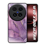 Purple Gold Marble Vivo X300 Ultra 5G Glass Back Cover Online