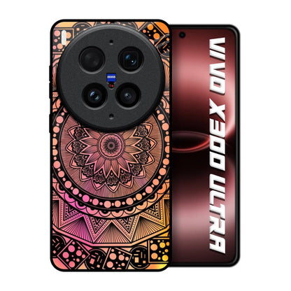 Floral Mandala Vivo X300 Ultra 5G Glass Back Cover Online
