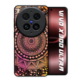 Floral Mandala Vivo X300 Ultra 5G Glass Back Cover Online