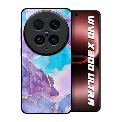 Alcohol ink Marble Vivo X300 Ultra 5G Glass Back Cover Online