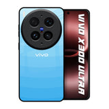 Wavy Blue Pattern Vivo X300 Ultra 5G Glass Back Cover Online