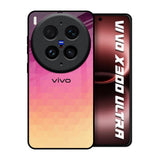 Geometric Pink Diamond Vivo X300 Ultra 5G Glass Back Cover Online