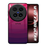 Wavy Pink Pattern Vivo X300 Ultra 5G Glass Back Cover Online