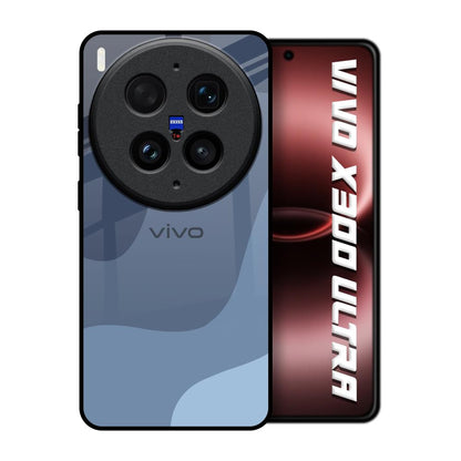 Navy Blue Ombre Vivo X300 Ultra 5G Glass Back Cover Online