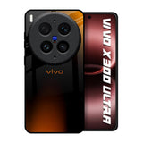 Orange Black Fusion Vivo X300 Ultra 5G Glass Back Cover Online