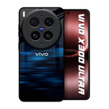Blue Rough Abstract Vivo X300 Ultra 5G Glass Back Cover Online