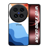 Wavy Color Pattern Vivo X300 Ultra 5G Glass Back Cover Online