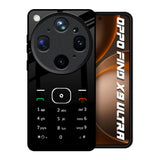 Classic Keypad Pattern Oppo Find X9 Ultra 5G Glass Back Cover Online