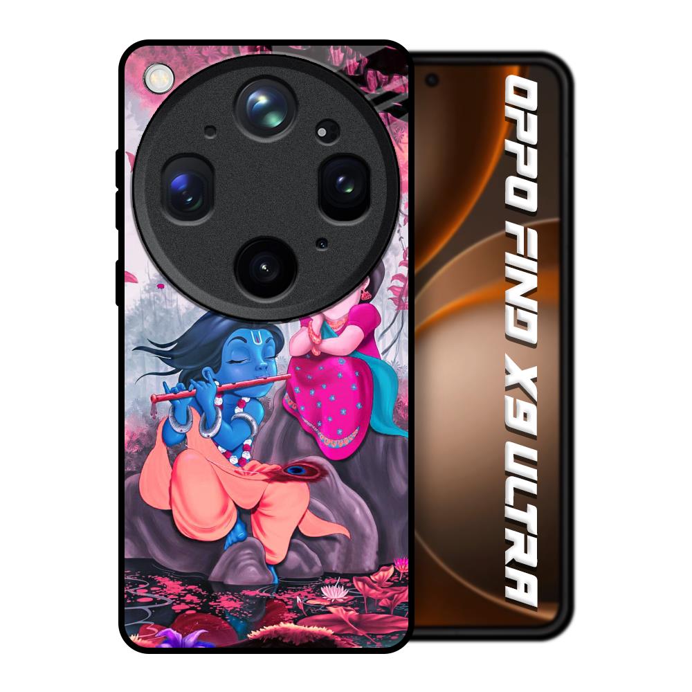 Radha Krishna Art Oppo Find X9 Ultra 5G Glass Back Cover Online