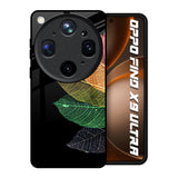 Colorful Leaves Oppo Find X9 Ultra 5G Glass Back Cover Online