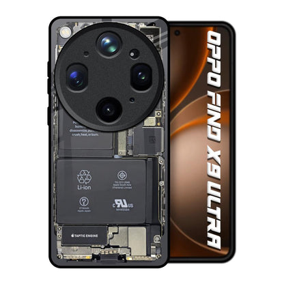 Skeleton Inside Oppo Find X9 Ultra 5G Glass Back Cover Online
