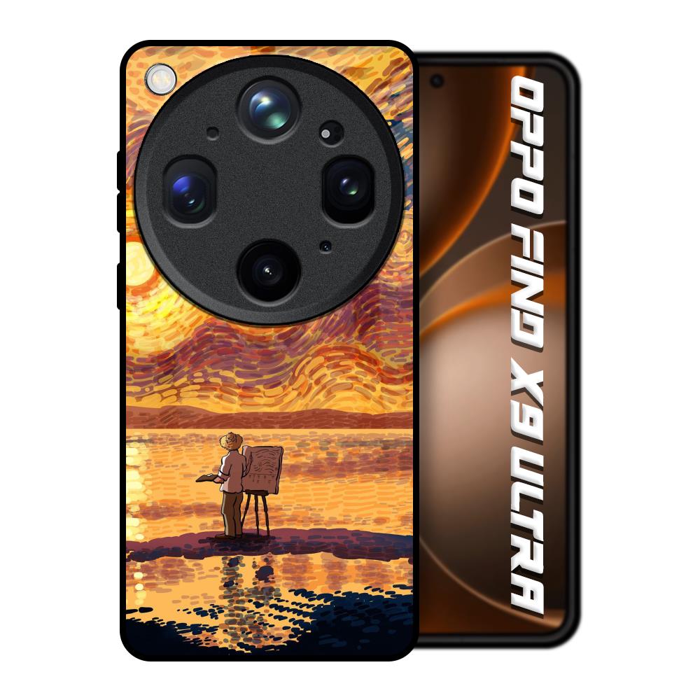 Sunset Vincent Oppo Find X9 Ultra 5G Glass Back Cover Online