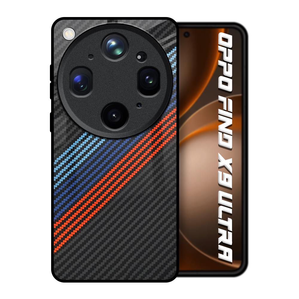 Carbon Inspired Oppo Find X9 Ultra 5G Glass Back Cover Online