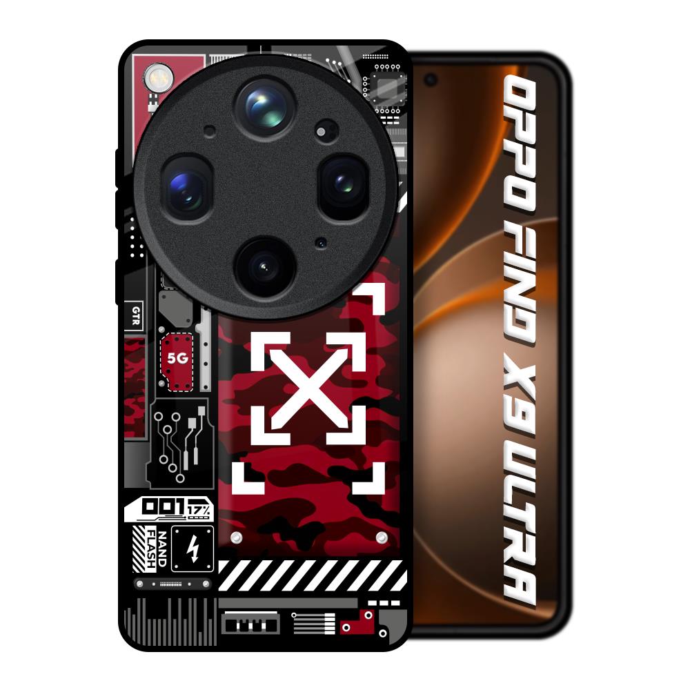 Technology Art Oppo Find X9 Ultra 5G Glass Back Cover Online