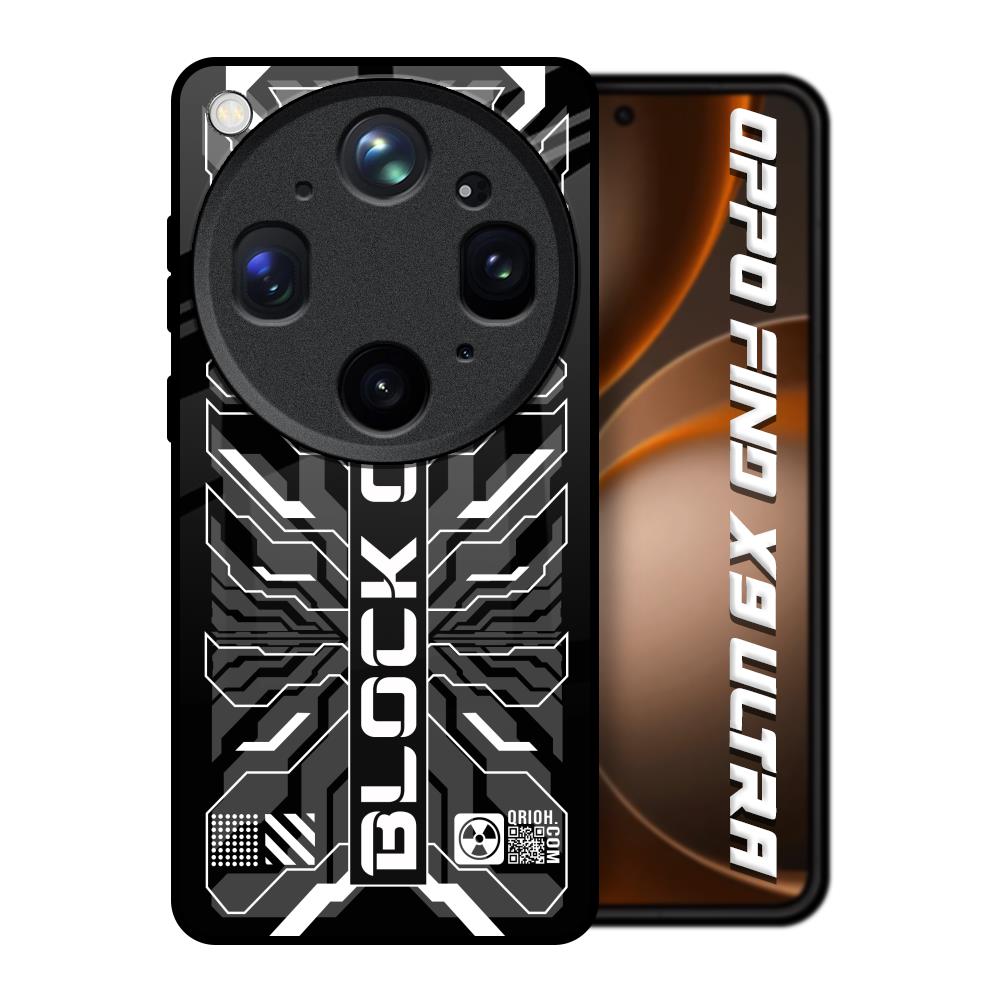 Monochrome Magic Oppo Find X9 Ultra 5G Glass Back Cover Online
