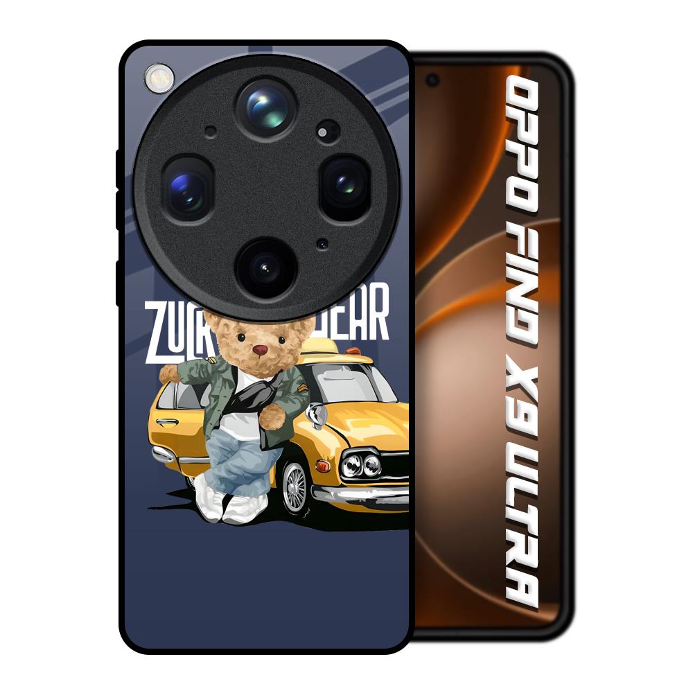 Adventurous Bear Oppo Find X9 Ultra 5G Glass Back Cover Online