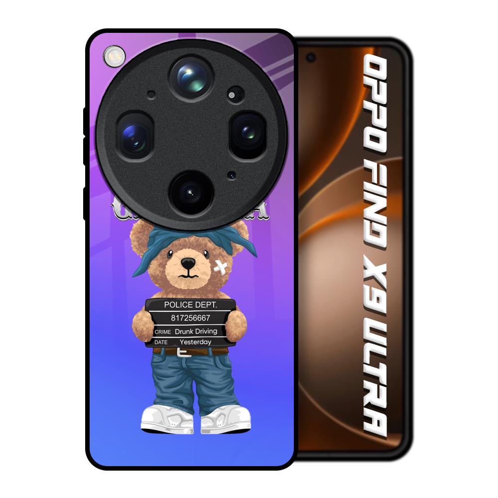 Gangsta Bear Oppo Find X9 Ultra 5G Glass Back Cover Online
