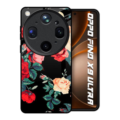 Floral Bunch Oppo Find X9 Ultra 5G Glass Back Cover Online
