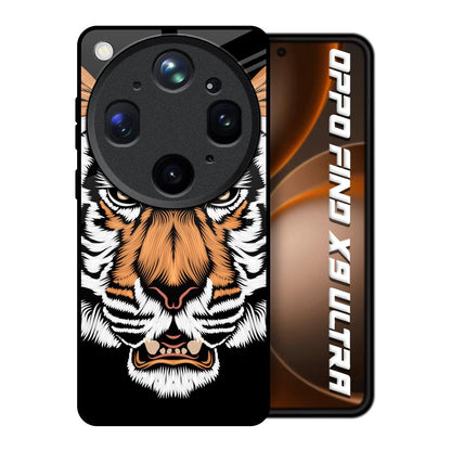 Angry Tiger Oppo Find X9 Ultra 5G Glass Back Cover Online