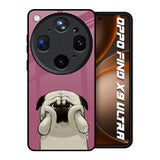 Funny Pug Face Oppo Find X9 Ultra 5G Glass Back Cover Online