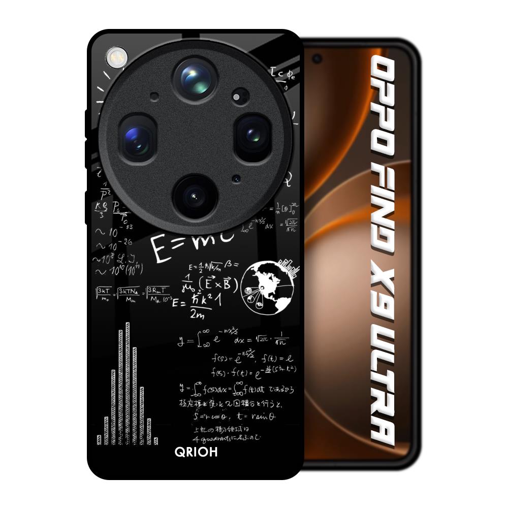 Funny Math Oppo Find X9 Ultra 5G Glass Back Cover Online