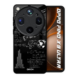 Funny Math Oppo Find X9 Ultra 5G Glass Back Cover Online