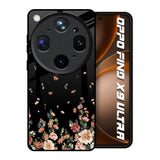 Floating Floral Print Oppo Find X9 Ultra 5G Glass Back Cover Online