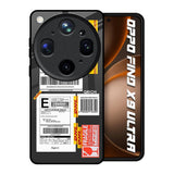 Cool Barcode Label Oppo Find X9 Ultra 5G Glass Back Cover Online